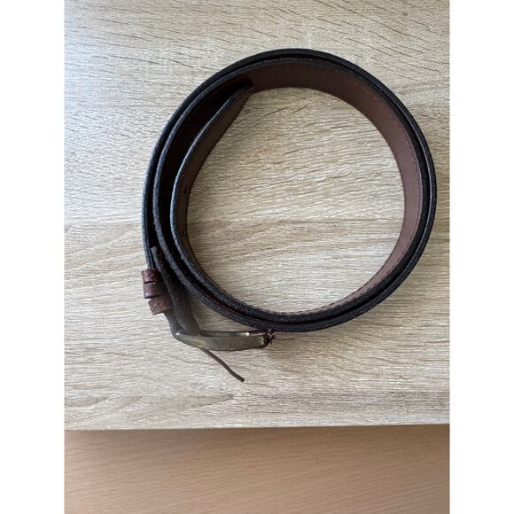 Brown Leather Belt - XL - 42" Length - Picture 9 of 11